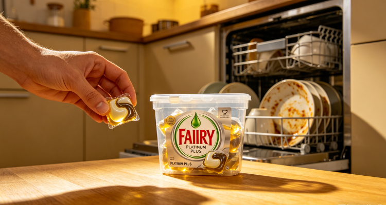 英亚Fairy清爽型洗碗凝珠55颗史低仅£7✨免预洗快洗强效去渍！亮碟抗雾超省心！