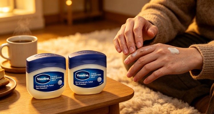 英亚2瓶凡士林经典修护晶冻史低仅£1.9收💥滋润防皲裂！唇膜护手护足超划算！