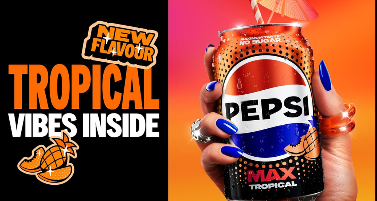 英亚24罐热带风味百事可乐好价£7收🍹无糖低卡！劲爽气泡聚会/日常必备！