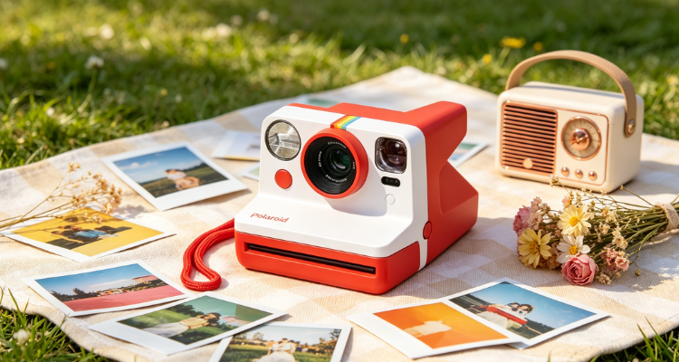 英亚拍立得49折起📷宝丽来Now 2代拍立得新史低仅£59收！复古双镜自动对焦即拍即得！
