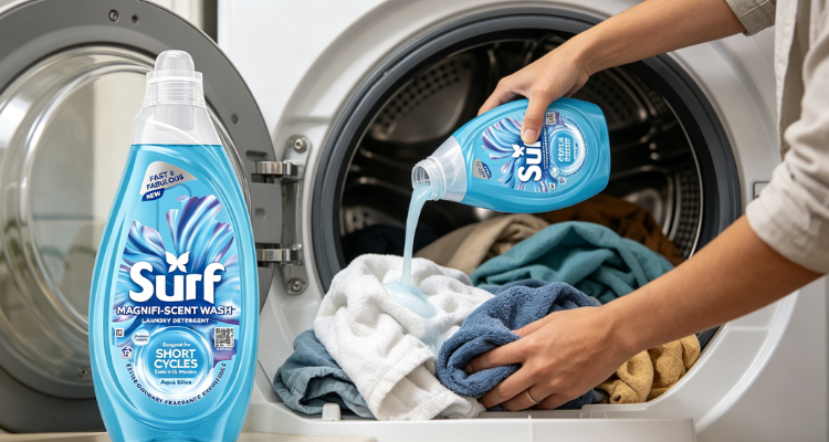 英亚Surf速溶香氛洗衣液仅需£5收✨机洗专用不易褪色不伤衣！持久清新超好闻！