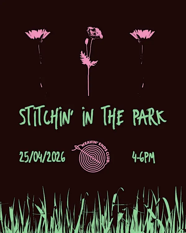 Stitchin' in the Park 伦敦来了！在公园里，和同好一起编织阳光与创意
