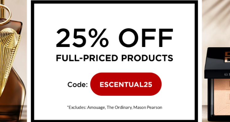 终于解禁💥Escentual全场75折🔥迪奥、娇韵诗、资生堂、纪梵希等👍75ml双萃精华仅£88！