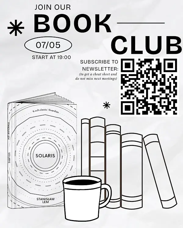巴黎科幻读书俱乐部来了！AI、太空与《索拉里斯》的深度对话等你加入