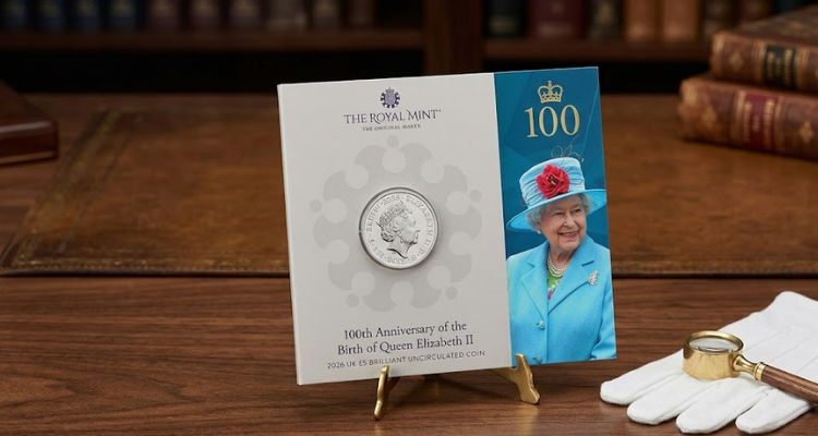 收藏党冲🌟The Royal Mint女王百年诞辰纪念币来喽👑£17.5起,把一个时代的优雅永久珍藏✨