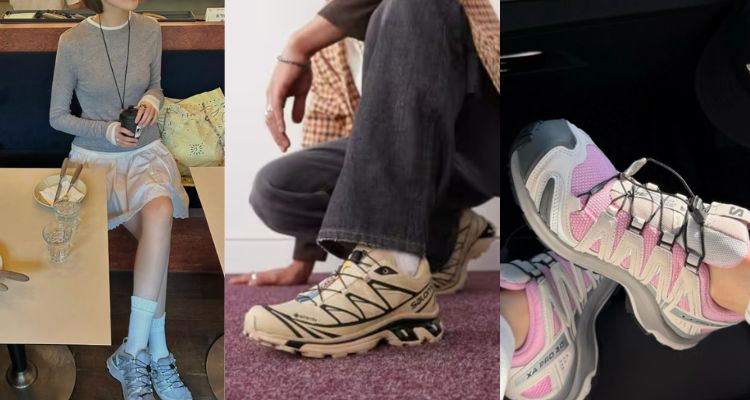 【补货】ASOS💗Salomon女鞋低至7折起,叠加用码85折,XT-Whisper运动鞋速抢!