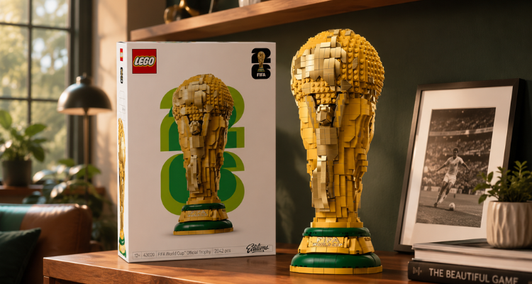 足坛至高荣誉搬回家⚽️英亚LEGO大力神杯好价£129收⚡️底座刻1974-2022历届冠军,送礼天花板!