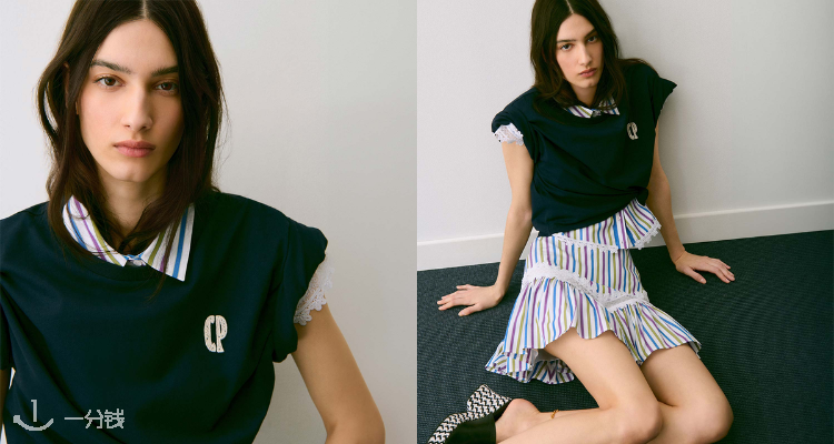 Claudie Pierlot 官网夏促5折起!封面同款纯棉T恤£71!🎀爆款蝴蝶结开衫£149!
