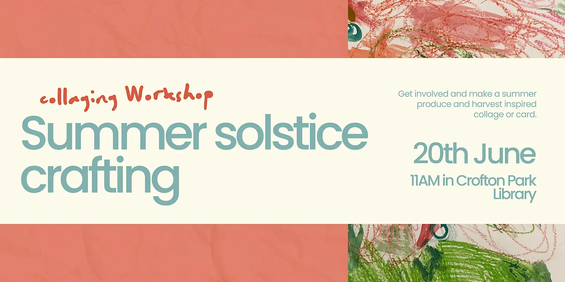Summer Solstice Collaging Workshop 伦敦来了！在夏至午后用拼贴艺术邂逅灵感