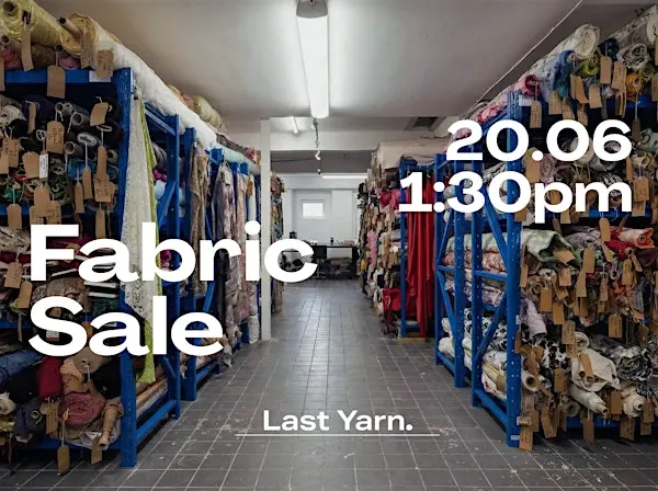 LAST YARN FABRIC LEATHER AND YARN SALE 线、布料、皮革和纱线特卖来了！手工艺爱好者必逛的宝藏特卖会