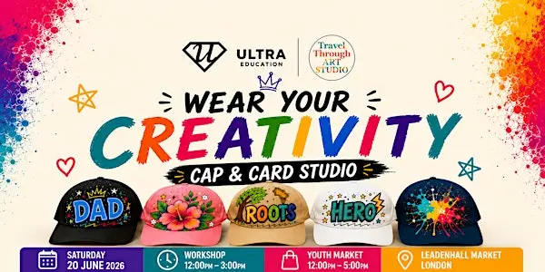 Wear Your Creativity: Cap Card Studio 伦敦来了！亲手打造专属创意帽卡，解锁手工乐趣