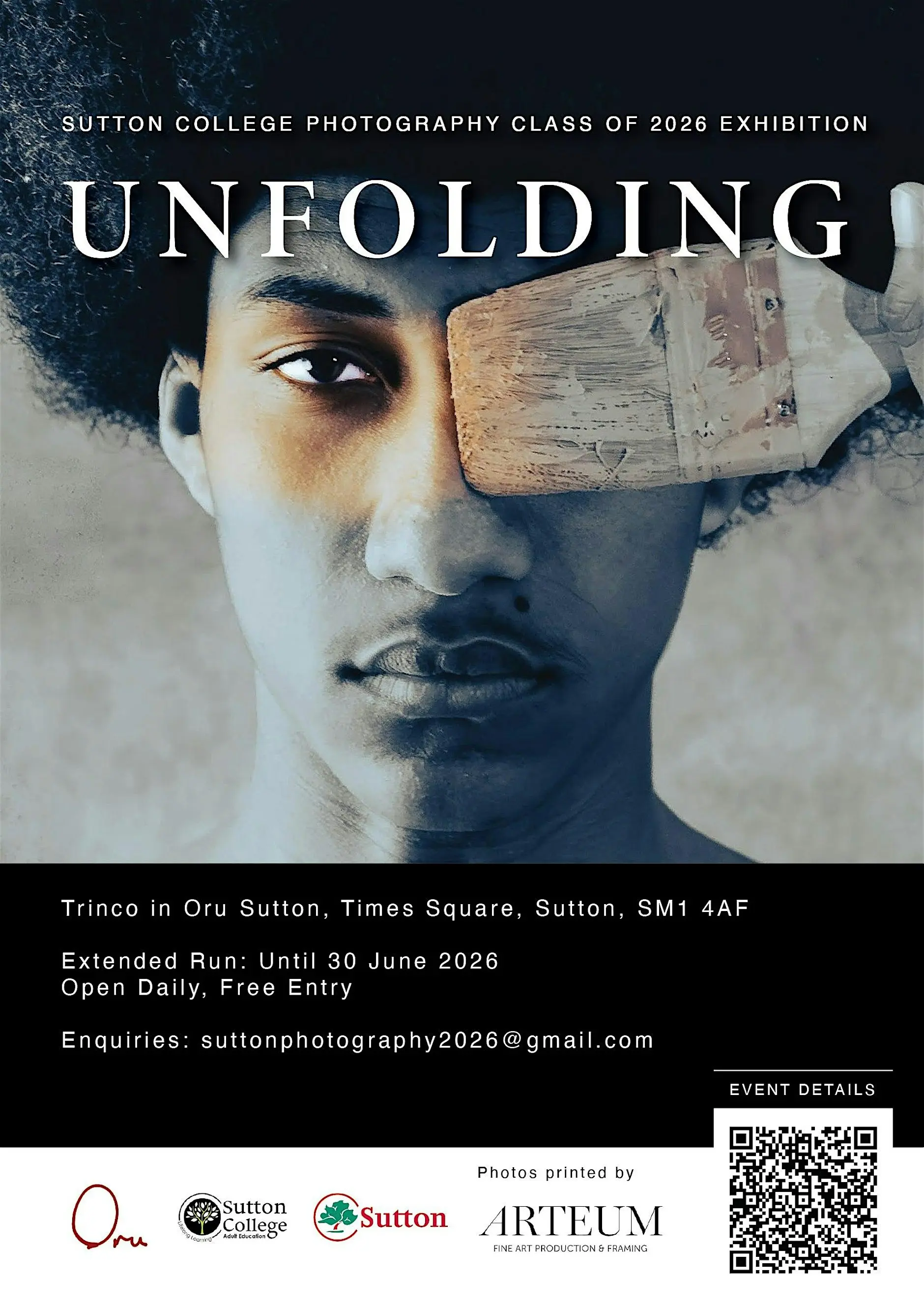 Unfolding Sutton College Photography Class of 2026 Exhibition 在伦敦萨顿学院亮相！用镜头定格时光，毕业作品展免费开放