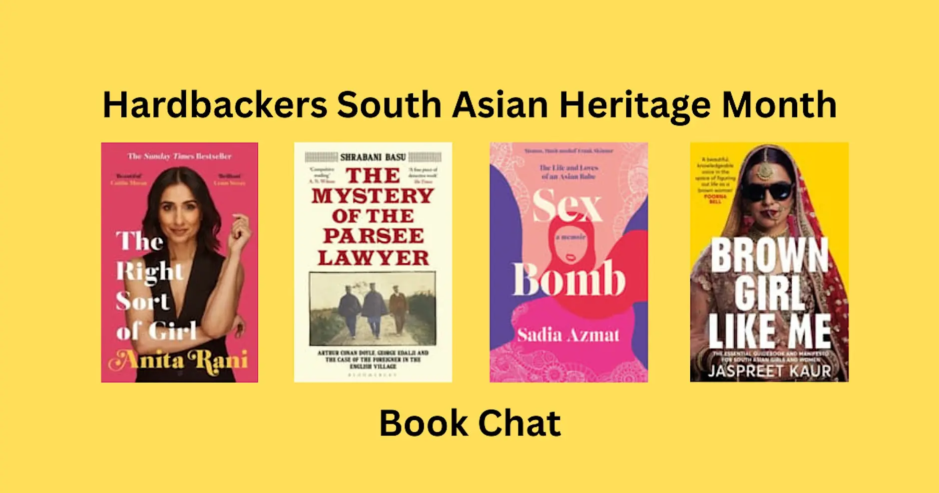 Hardbackers South Asian Heritage Month Book Chat 来了！伦敦书友的夏夜聚会，免费参加，畅聊南亚文学。