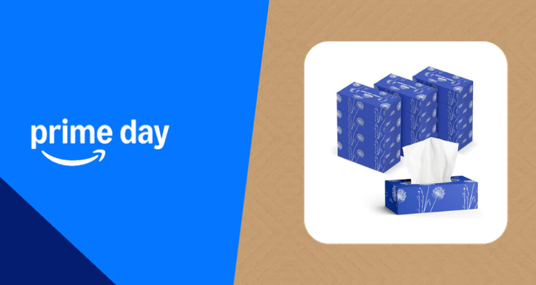 【Prime Day】£9拿下1080张英亚自营抽纸！三层加厚柔韧不掉絮，敏感肌也能安心用⚡️