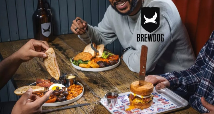 🍔BrewDog双人套餐5折冲🔥人均11镑吃汉堡薯条🍟无限畅饮啤酒太香了‼️
