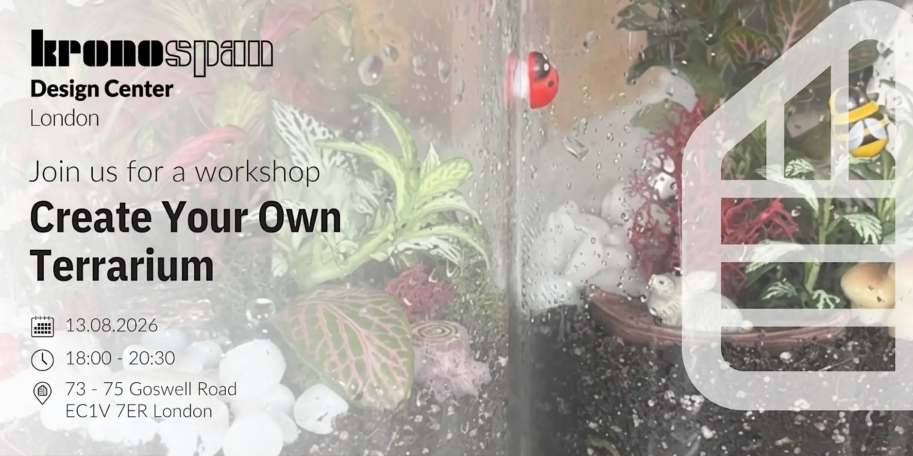 Terrarium Making Workshop 伦敦来了！亲手把春天装进玻璃罐