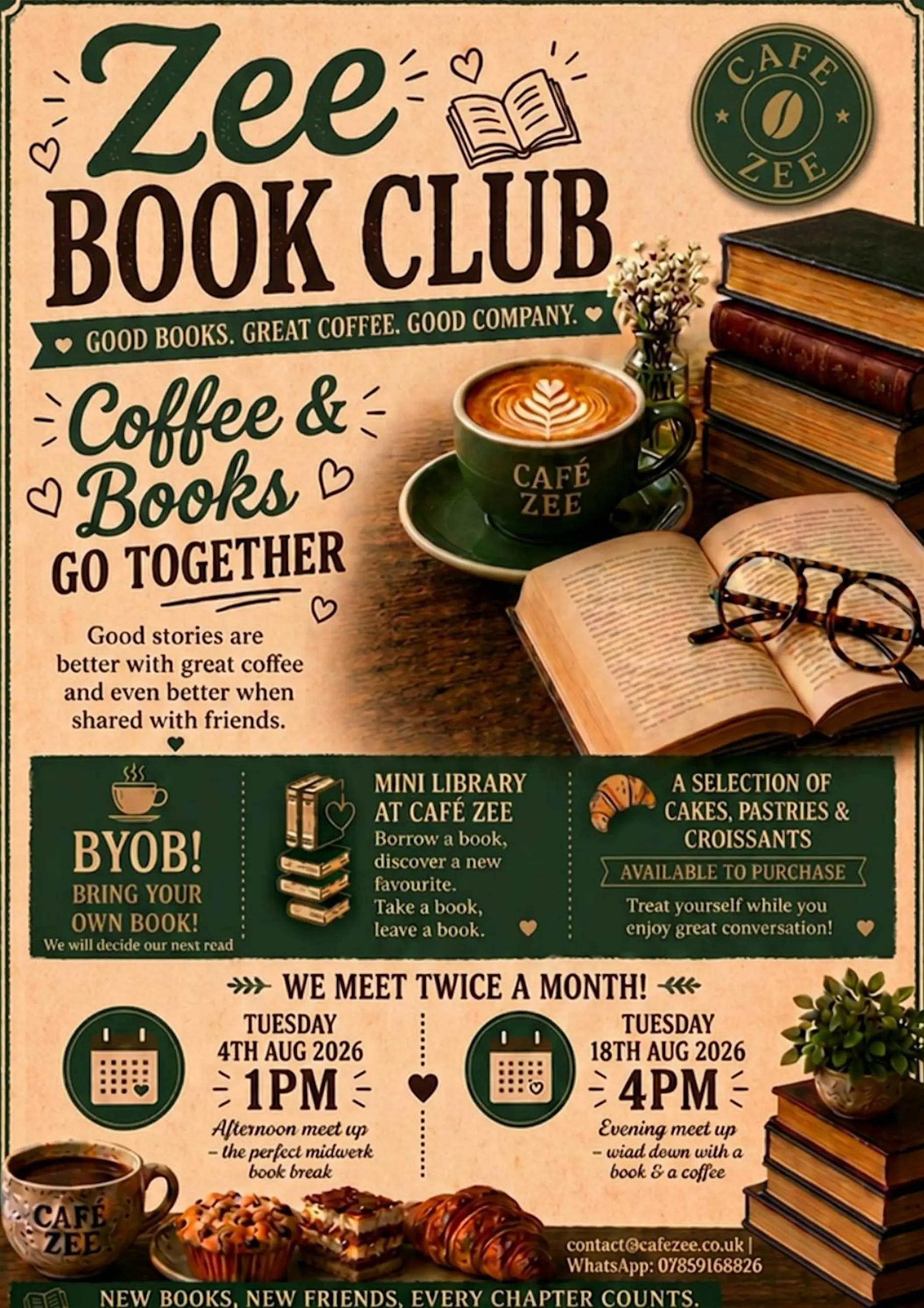 ZEE Coffee Book Club 伦敦来了！在咖啡和故事里，遇见有趣的灵魂