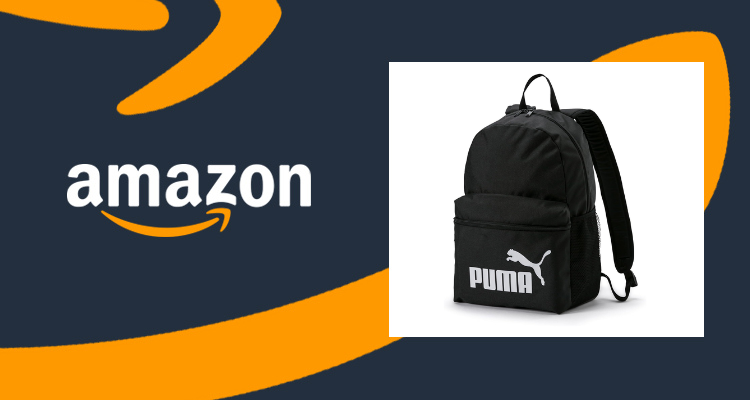 【史低价】英亚彪马Phase双肩包仅£8🎒22L容量+百搭黑!通勤逛街一包搞定!
