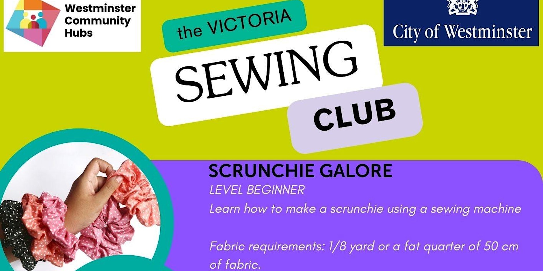 The Victoria Sewing Club 来伦敦啦！缝纫爱好者们，一起来针线间创造吧！