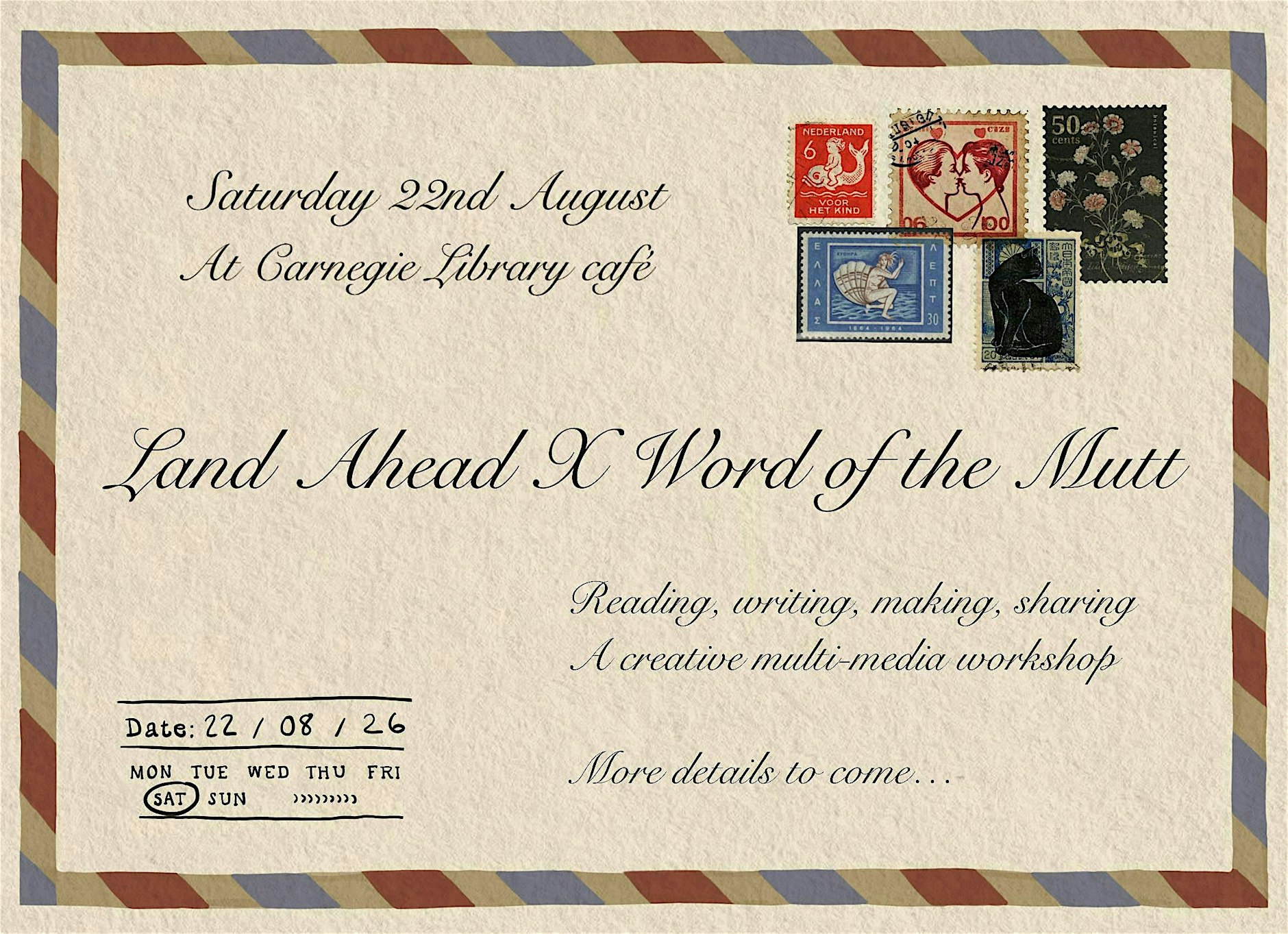 Land Ahead × Word of the Mutt 来巴黎了！把从未寄出的信，变成一场可以漫步的展览