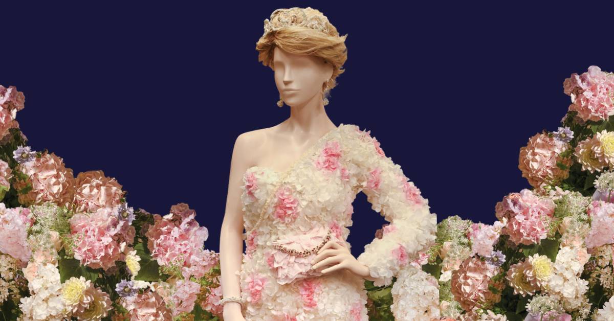 Fleurs de Villes DIANA：London来了！以千朵鲜花重现戴安娜王妃的经典造型，来一场沉浸式花艺之旅