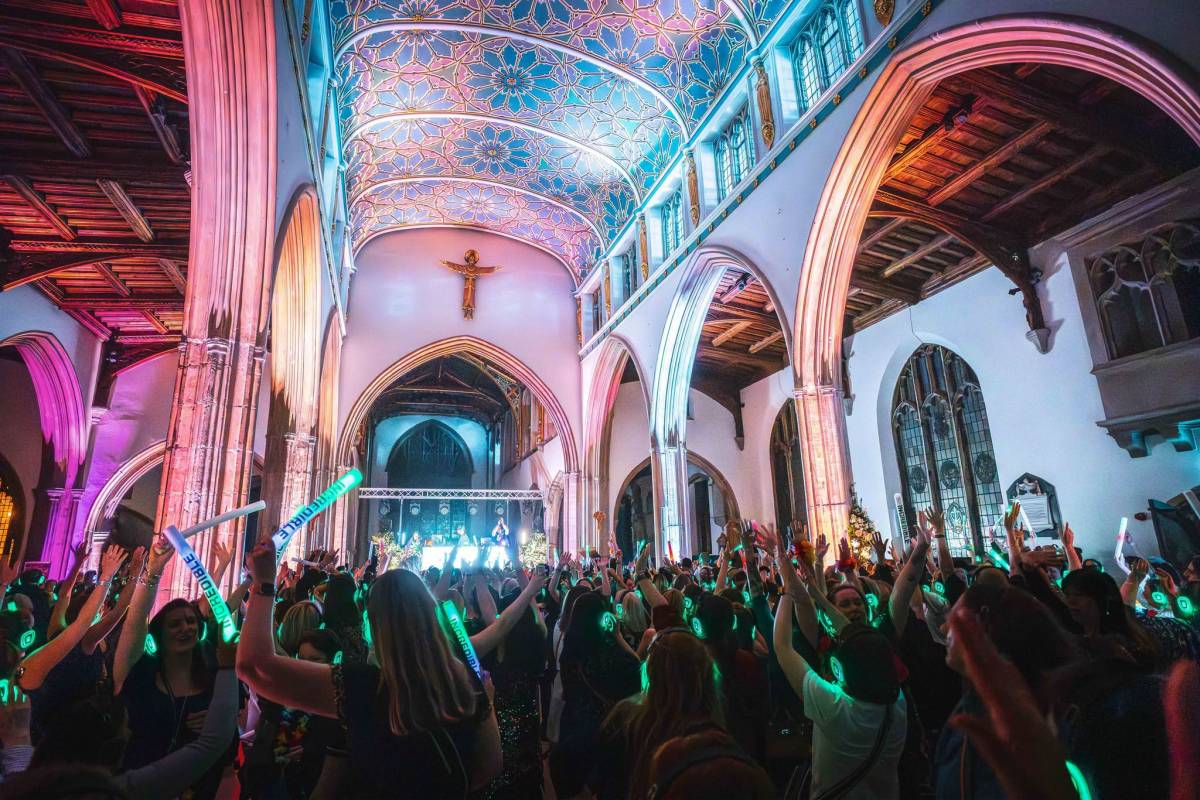 This 800-year-old cathedral will be completely transformed to house a 90s silent disco in November
