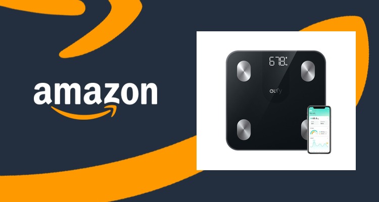 eufy 智能体脂秤A1 蓝牙连App 12项身体数据 仅£12.99 约4.3折