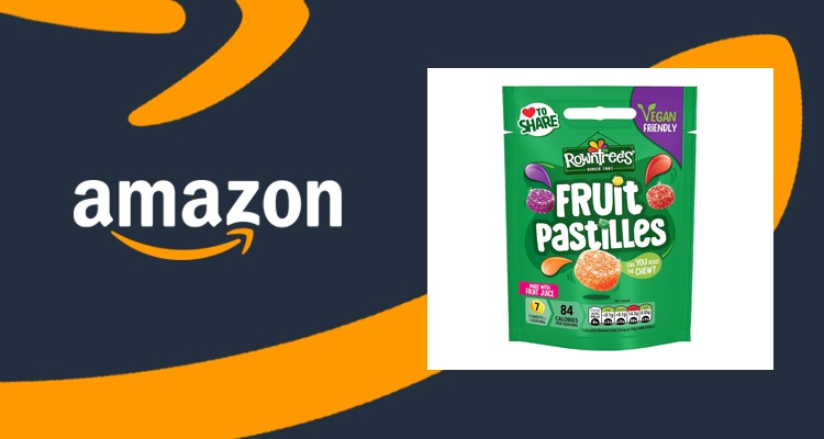 Rowntree's 水果软糖 Fruit Pastilles 分享装143g 仅£0.95 约5.4折