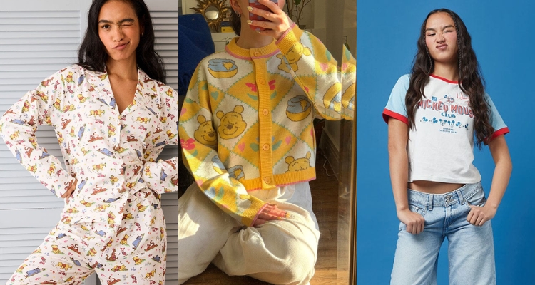 居家or出游，速来收衣🎠Skinnydip London官网迪士尼联名来袭🧸低至27折👛配饰也在