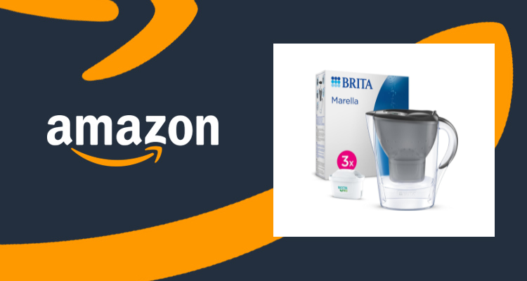 英亚BRITA Marella 2.4L滤水壶套装好价£19收💧4重精细过滤+MicroFlow微流控制!硬水克星!
