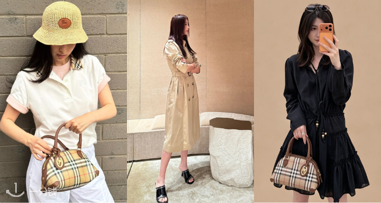 早秋经典单品🔥Burberry独家67折!🧣格纹羊绒流苏围巾£311🎨Mini手提包多位明星上身!