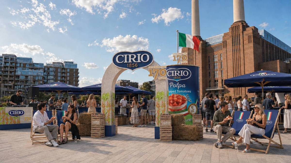 Cirio is bringing free pizza, drinks and Italian Piazza vibes to Battersea Power Station