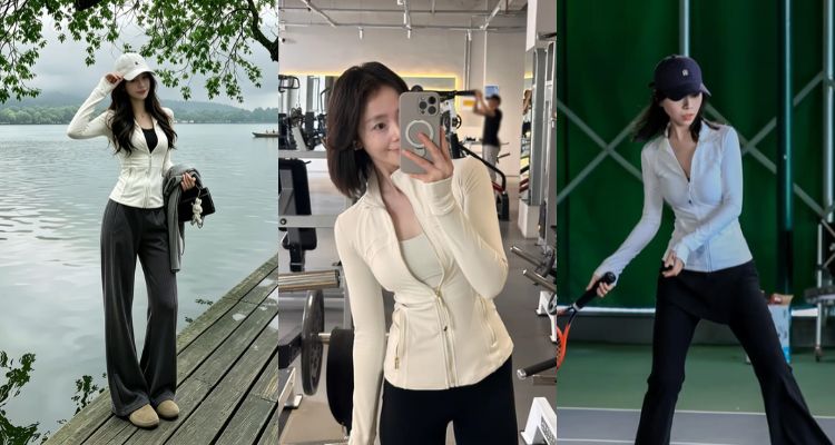 🎾运动女孩必备🤍lululemon Define白蛋白色补货低至75折!现价£84!奶呼呼真的超嫩!