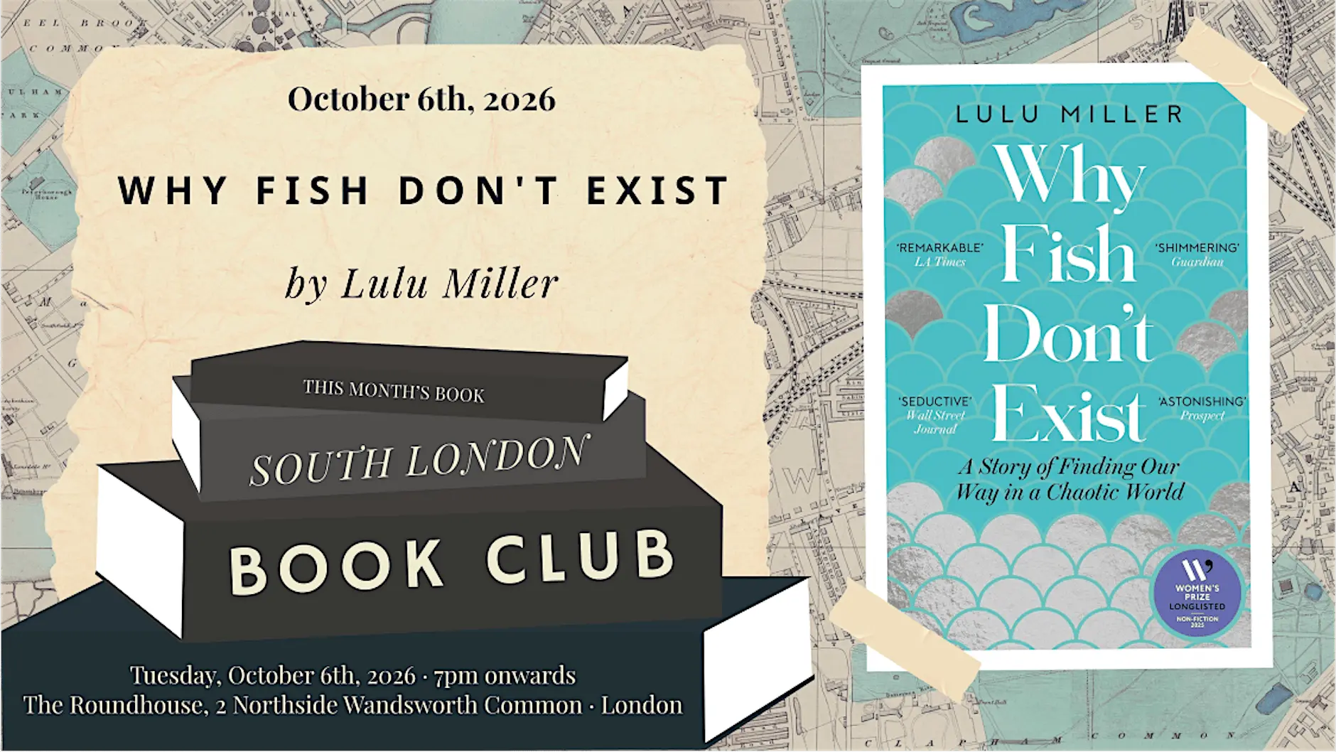 Why Fish Don't Exist by Lulu Miller | The South London Book Club - 伦敦来了！
