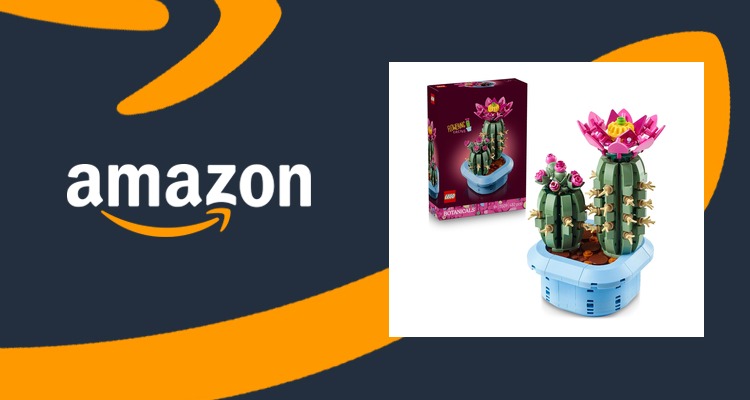 LEGO乐高 植物系列开花仙人掌11509 一套拼两盆 粉色小花超治愈 仅£15.99 约6.4折