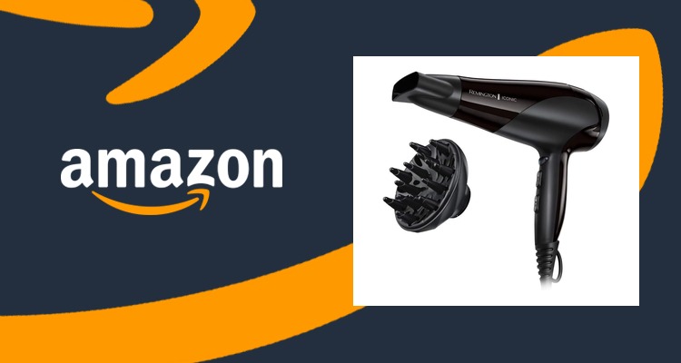 【史低价】Remington雷明登D3198离子吹风机2200W 三档热风 仅£19.97 约3.5折