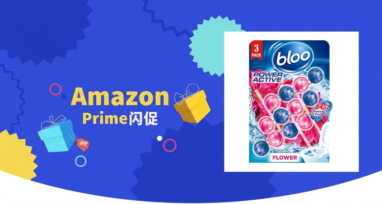 Bloo Power Active马桶清洁挂球花香3个装 订阅价仅£2.7