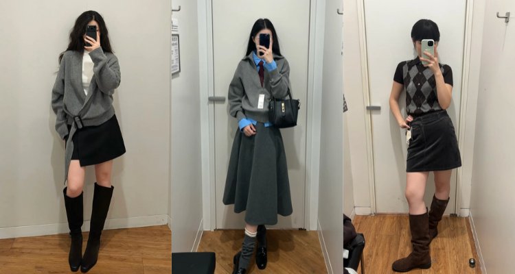 📽All Gary穿出高智感👗UNIQLO官网「秋冬裙装」低至37折!🩶磨毛针织喇叭裙£34!