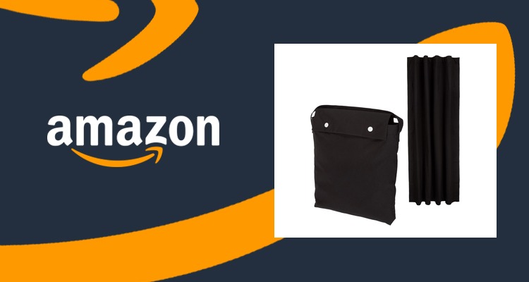 【史低价】Amazon Basics便携遮光窗帘 吸盘安装 可裁尺寸 约4.4折£10.23