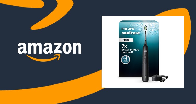 飞利浦Sonicare 5300 声波电动牙刷 压力提醒 接近史低 仅£59.99