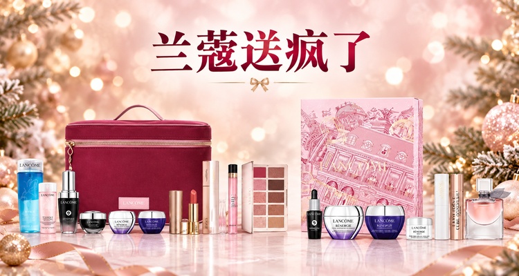 Boots兰蔻送疯了🎁买任意2件送护肤礼包!可叠£90换购圣诞大礼包💥百镑拿下23件