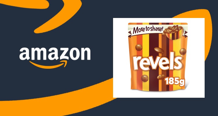 Revels什锦夹心牛奶巧克力185g分享装 结账再减 折上折约5.9折 £2.39