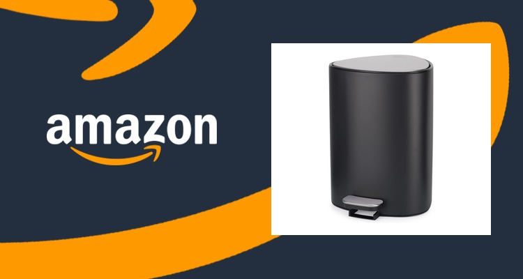 Joseph Joseph EasyStore 不锈钢脚踏垃圾桶 5升 软关盖 仅£22.93