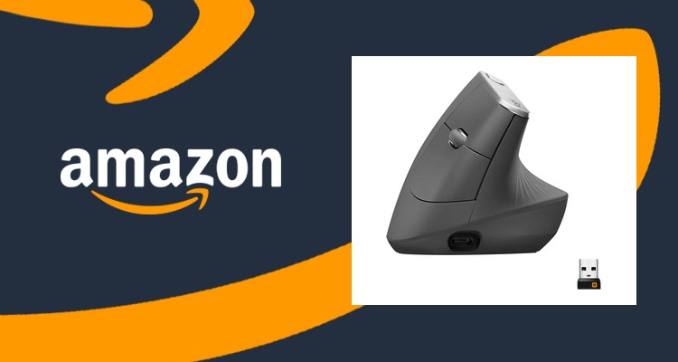 【史低价】罗技Logitech MX Vertical 人体工学垂直鼠标 约5.3折 仅£48.99