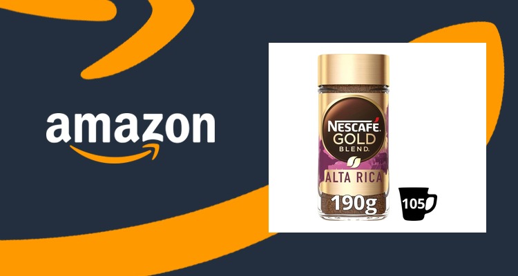 NESCAFÉ雀巢金牌Alta Rica速溶咖啡190g 冻干咖啡 约6.4折仅£6.25