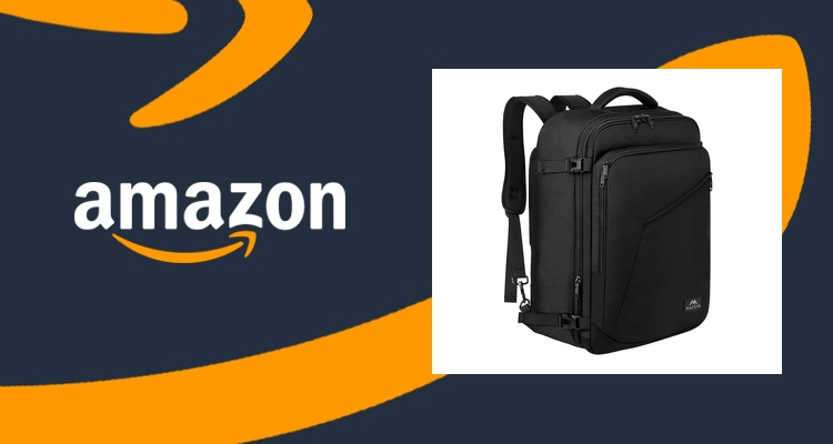 MATEIN登机双肩包40x30x20cm 可扩容 廉航随身行李座位下 限时仅£13.99