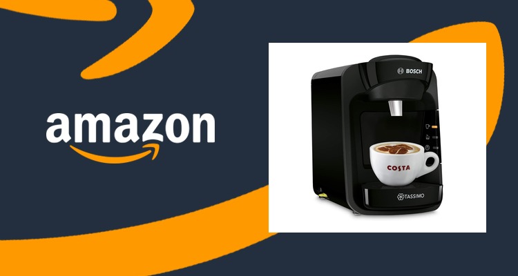 【史低价】Tassimo by Bosch Suny 胶囊咖啡机 一键出杯 限时仅£29.99
