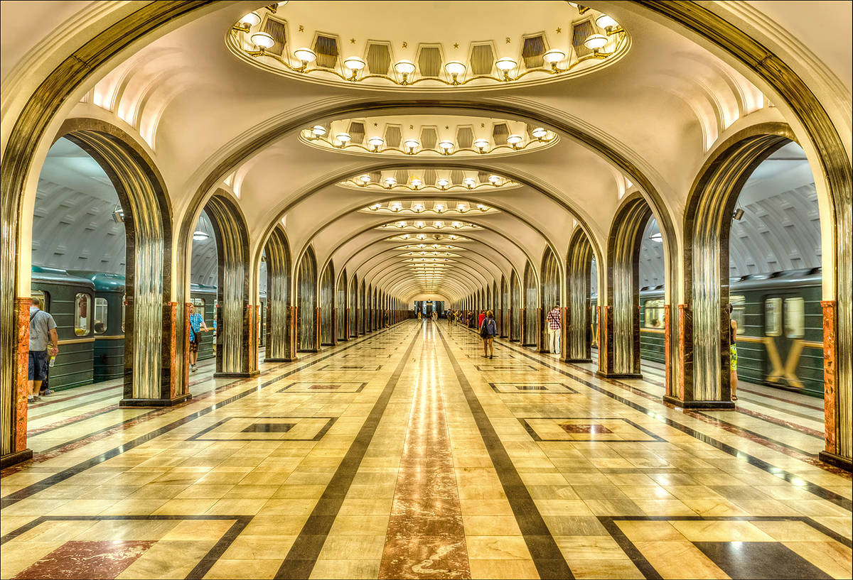 One of the UK’s most beautiful train stations is in east London — and it’s a stunning architectural treasure inspired by Moscow’s metro