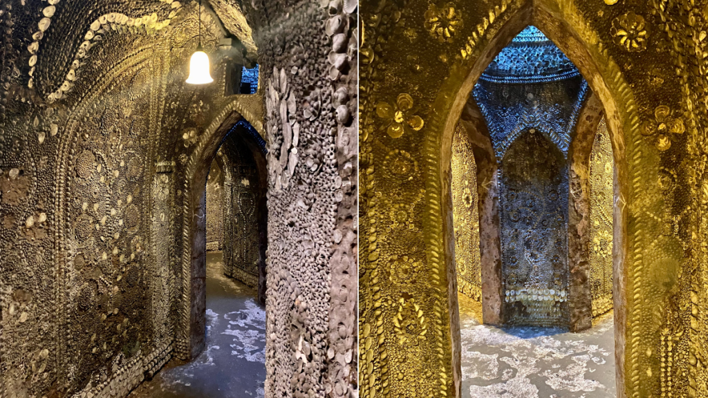 In 1835, this secret subterranean passageway was discovered by accident; now it serves as a popular tourist attraction – adorned with 4.6 million shells