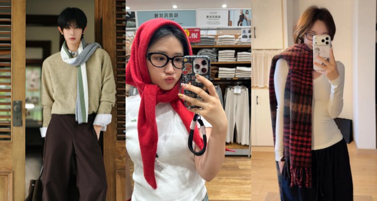 😦天呐真的好轻盈好舒服🧣UNIQLO官网「围巾合集」上新!软糯舒芙蕾三角围巾多色可选!